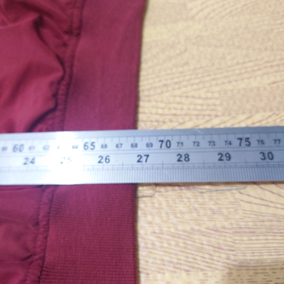 Vintage 90s Windbreaker Sweatshirt Men's Large Red Long Sleeve Rotary Club - Picture 12 of 14